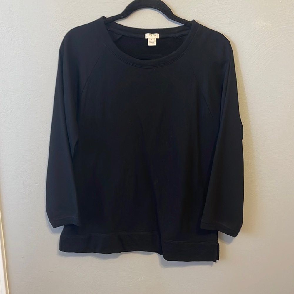 Long sleeve black Loft sweater. Size large.